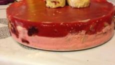 Bavarois fraise vanille