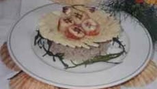 Coquilles saint-jacques grillées au lard et fondue d'échalotes roses du léon