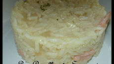 Risotto de saumon fumé
