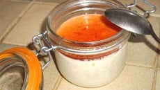 Panna cotta à la vanille et son coulis de fraises