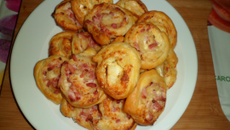 Roulé aux lardons ou aux fromages