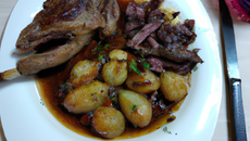 Côtelettes de canard au rabachaou et au coudon