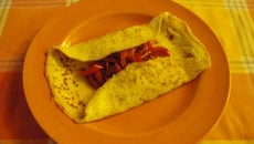 Crêpes aux poivrons