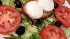 Salade chèvre chaud au miel