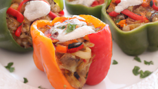 Poivrons farcis aux légumes