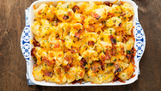 Gratin fondant de pâtes au maroilles