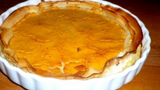 Tarte à la citrouille d'Halloween