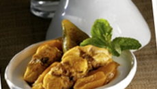 Tajine de râble de lapin aux abricots secs et figues