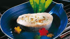 Saumon vapeur glacé à la sauce argentée