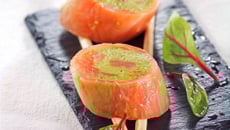 Médaillons de saumon à la crème d'avocat