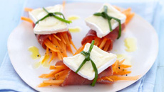 Bouchée de thon fumé et carottes au Caprice des Dieux