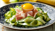 Tagliatelles de courgettes à la carbonara