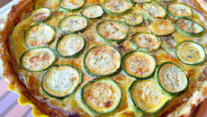 Tarte courgettes-brousse