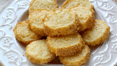 Sablés au Maroilles et graines de sésame très facile