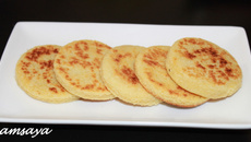 Mini harcha ou galette marocaine à la semoule