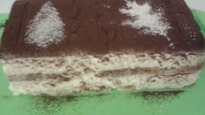 Tiramisu façon bûche de Noël