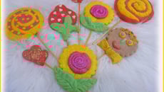 Sucettes sablées enchantées