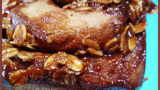 Brioche (façon chinois) aux flocons d'avoine caramélisés au bon goût de nutella