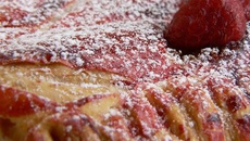 Galette aux amandes, framboises & citron