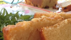 Le gâteau au fromage blanc et canneberges...