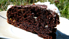 Gateau ultra léger: chocolat, courgette & banane