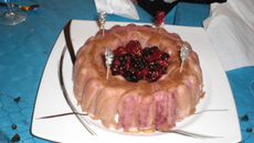 Recette classique de la Charlotte à la salade de fruits et au mascarpone