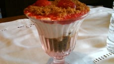 Verrine à la  fraises aux spéculoos