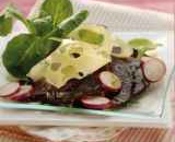Carpaccio de betteraves à l'Emmental