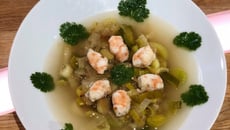 Nage de crevettes à la citronnelle