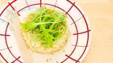 Timbale de boulgour aux carottes et oignons