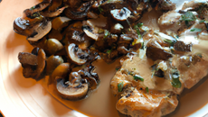 Escalopes de dinde aux champignons gourmandes