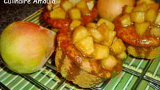 Petits gâteaux aux poires et caramel au beurre salé