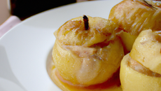 Pommes farcies à la compote