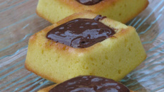 Savarins à la noix de coco et sa ganache au chocolat