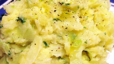 Potée aux chou blanc et lard salé