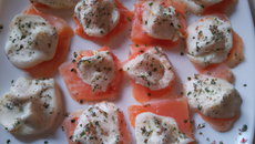 Petits cœurs de saumon au boursin