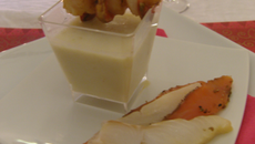 Verrines d'endives et douceurs de la mer