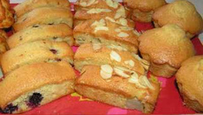 Farandole de cakes aux fruits et à l'huile d'olive