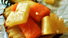 Papillote de saumon en compagnie de l'As des Ananas