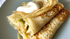 Crêpes au fromage blanc