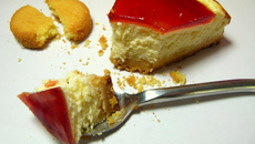 Cheese-cake 'Breizh' aux groseilles