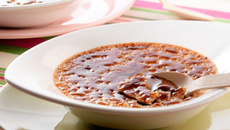 Crème au chocolat façon crème brûlée