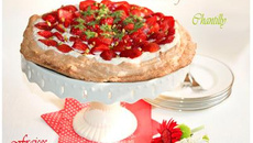 Tarte meringuée aux fraises