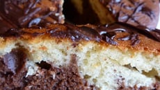 Gâteau aux deux chocolats pour le goûter