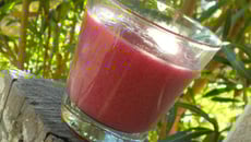 Smoothie poires cassis
