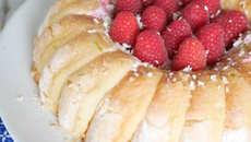 Charlotte framboises et citron vert