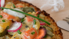 Pain perdu aux légumes et à la crème Saint Agur®