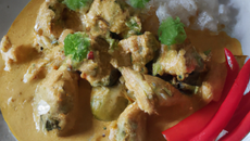Curry de poulet, inspiration Thaï
