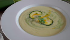 Velouté minute aux courgettes