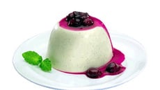 Panna cotta au Philadelphia et sauce aux myrtilles